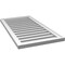 Ekena Millwork Vertical Surface Mount PVC Gable Vent: Functional, w/ 2"W x 1-1/2"P Brickmould Frame, 20"W x 38"H GVPVE20X3802SF - alternate 2